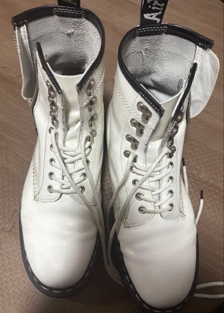 靴 UK8 Dr.Martens 1460 ZIPPED HDW