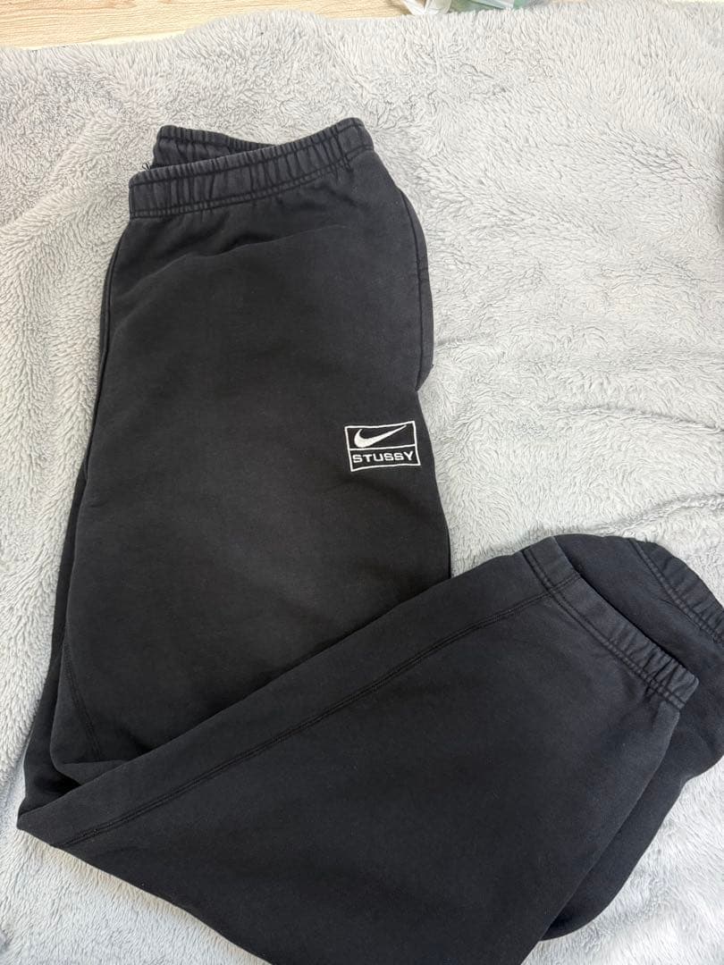 【美品】NIKE STUSSYコラボ スウェットパンツ