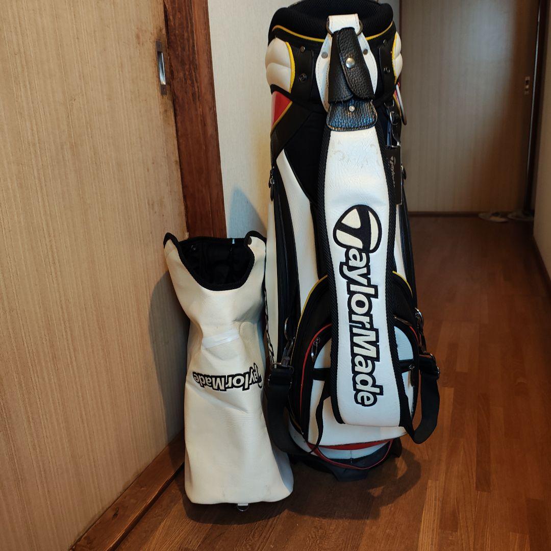 TaylorMade キャディバッグ ホワイト/ブラック/レッド/イエロー