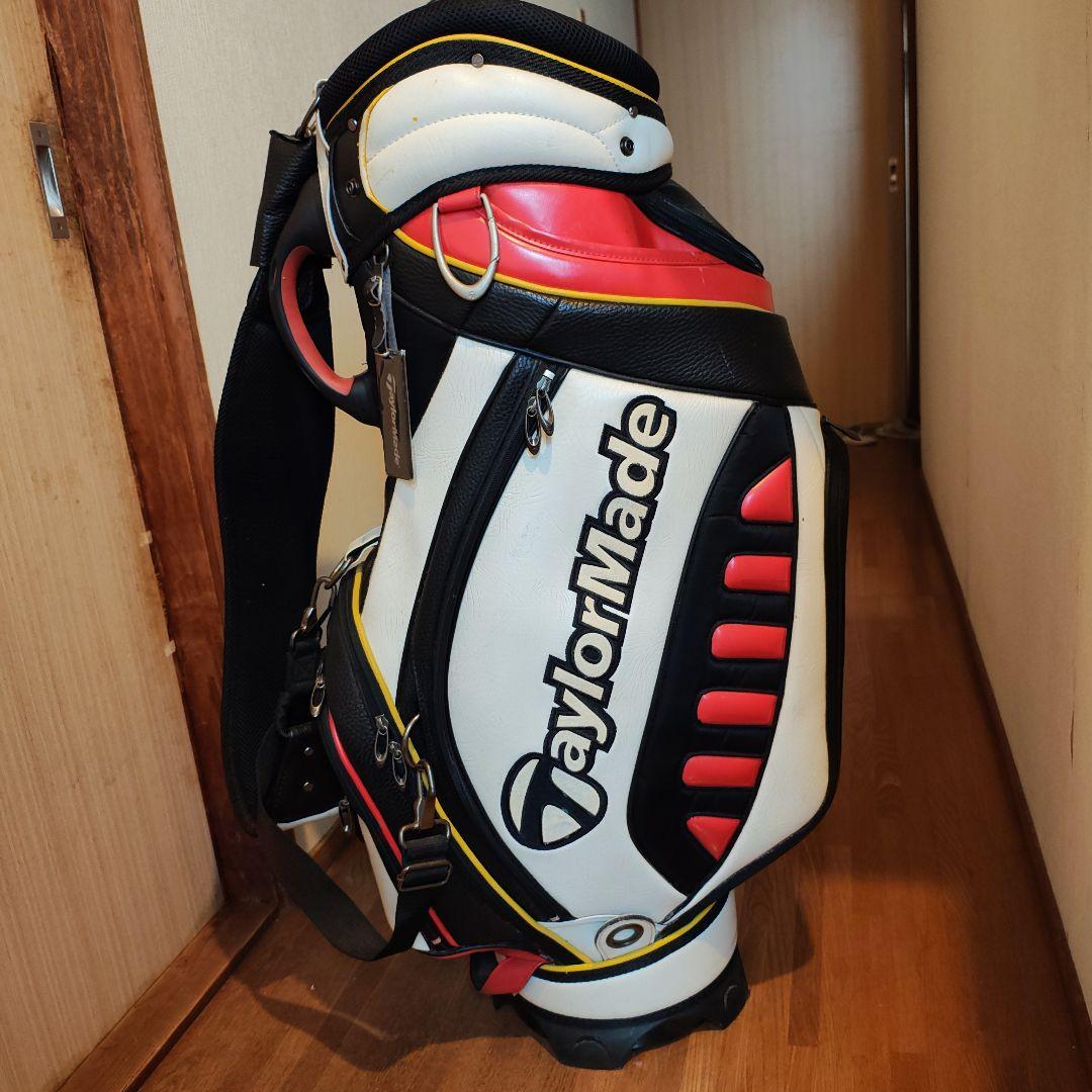 TaylorMade キャディバッグ ホワイト/ブラック/レッド/イエロー