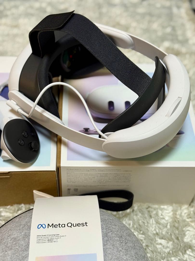 【ほぼ未使用】 Quest 3 512G エリートストラップバッテリー付