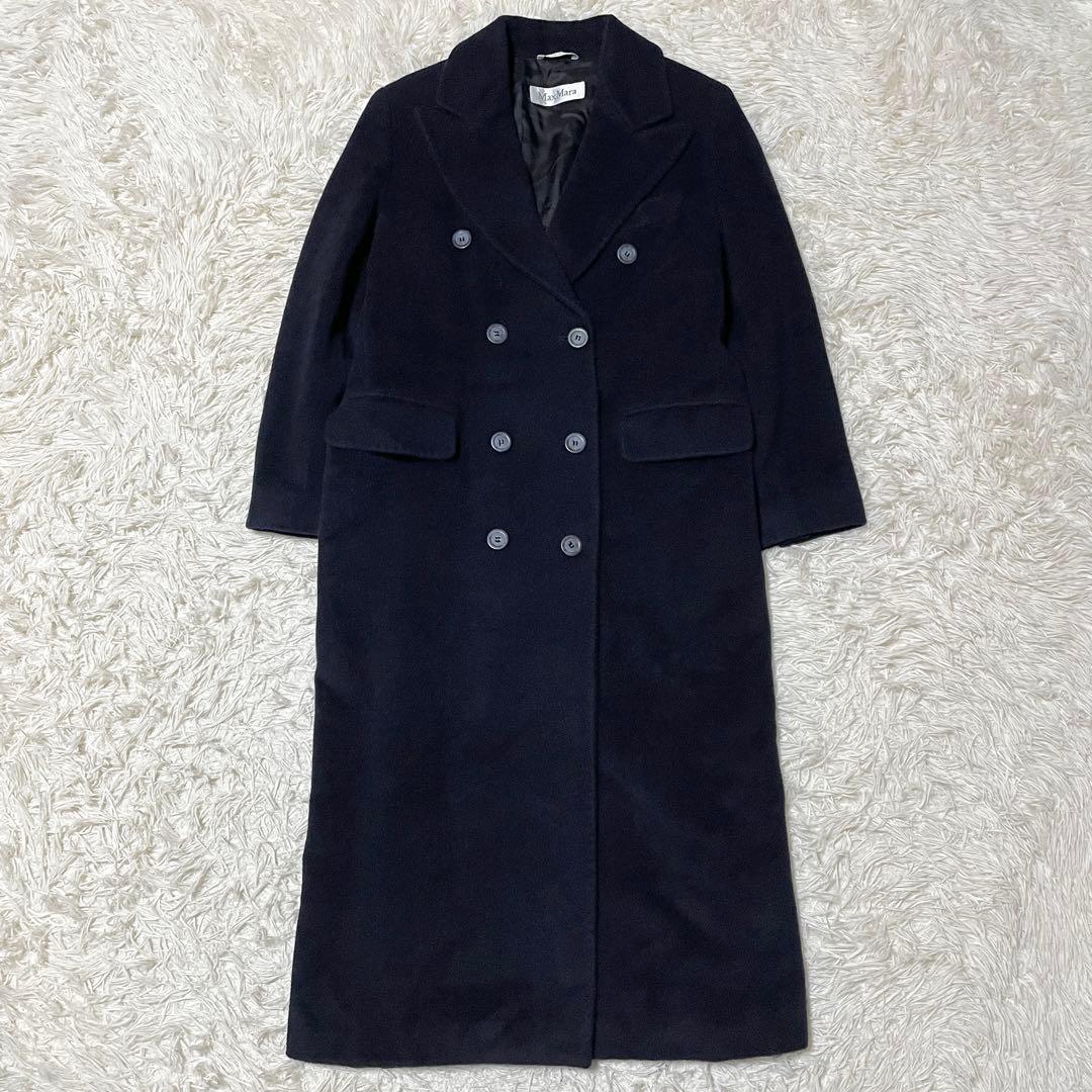 【Emem】マックスマーラ ダブルチェスターコート ロング　カシミヤ混