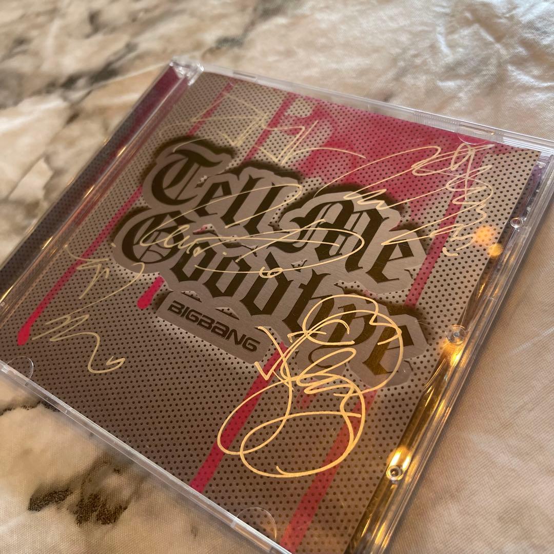 BIGBANG Tell Me Goodbye 直筆サイン入り　希少