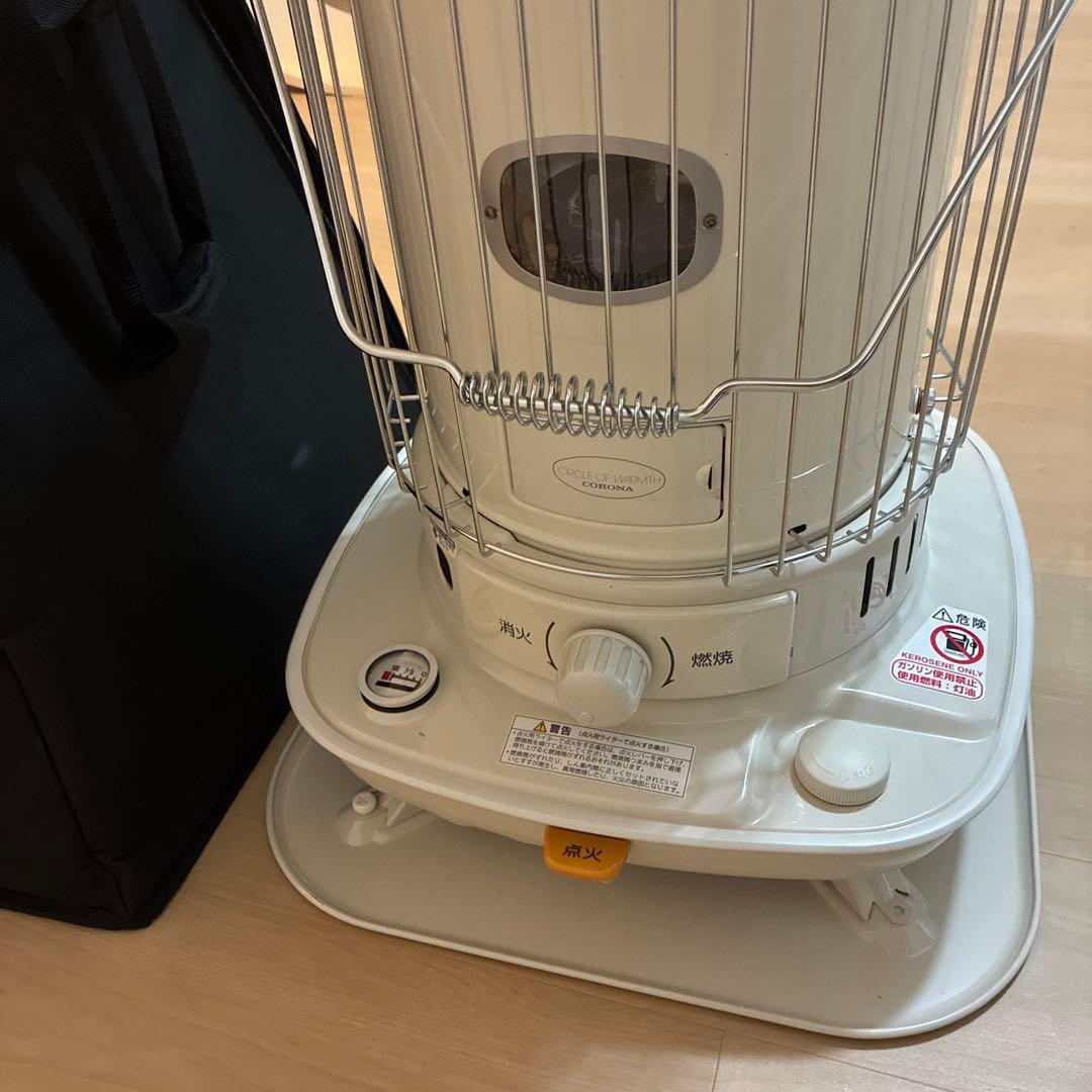 コロナ　石油ストーブ SL-6623(W) 収納バッグ付き