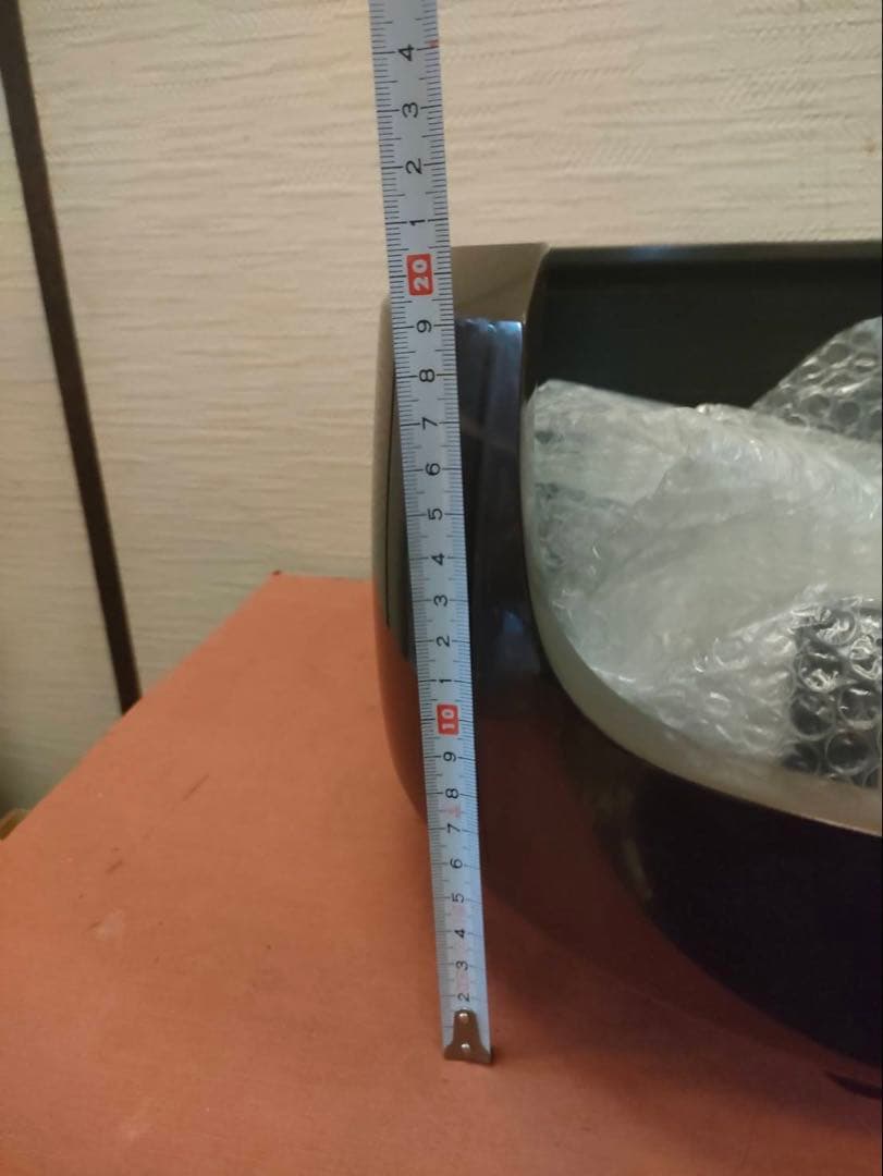 茶道具 銅製 風炉 銘 般若宗勘作 未使用品 五徳付