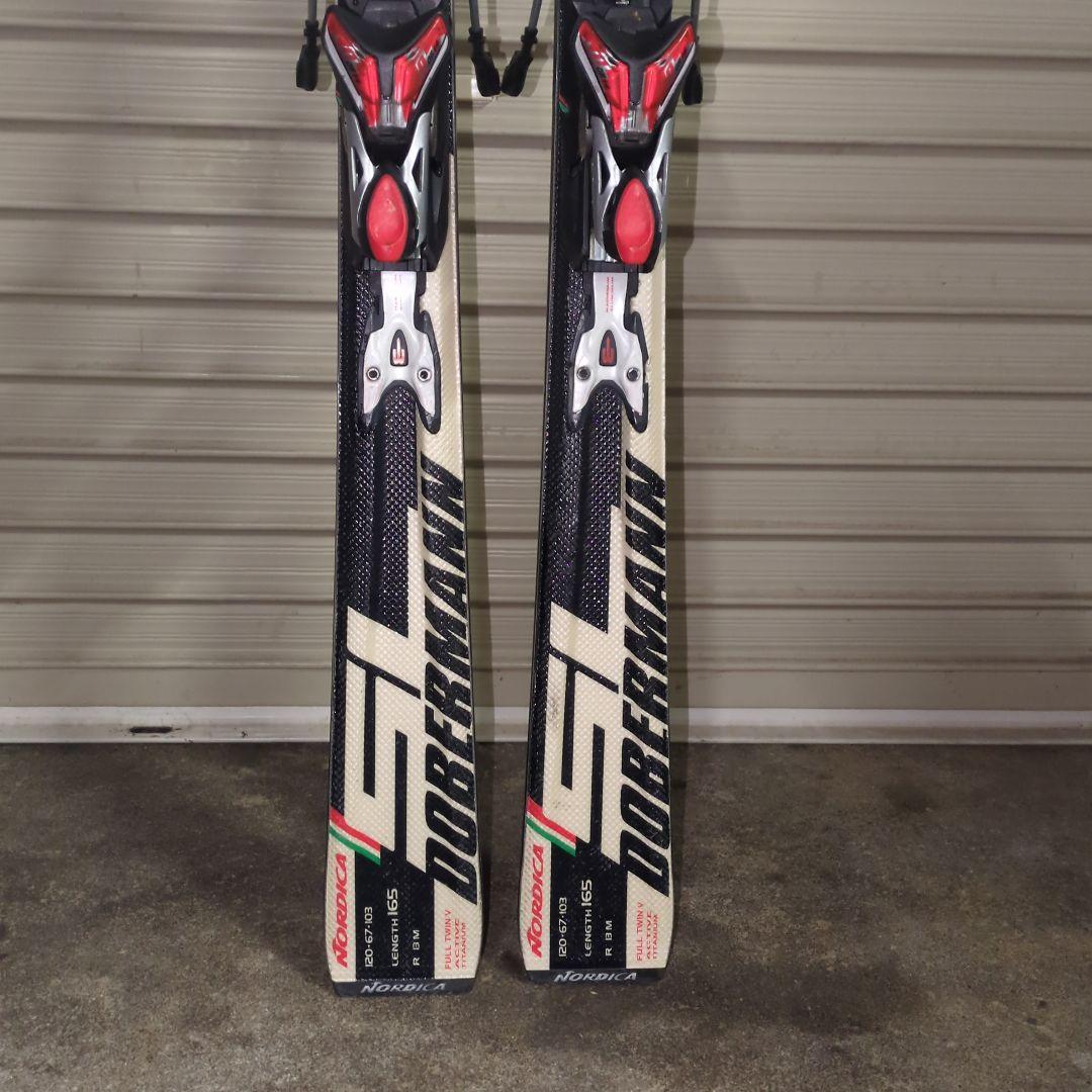 Nordica Dobermann SL 165cmスキー板 Ｒ＝13m