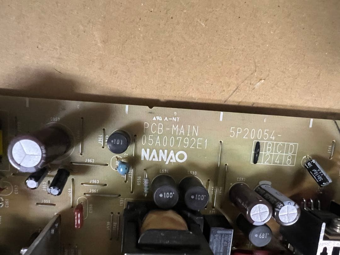 ナナオ　CRT基板05A00792E1 ブラスト用ジャンク