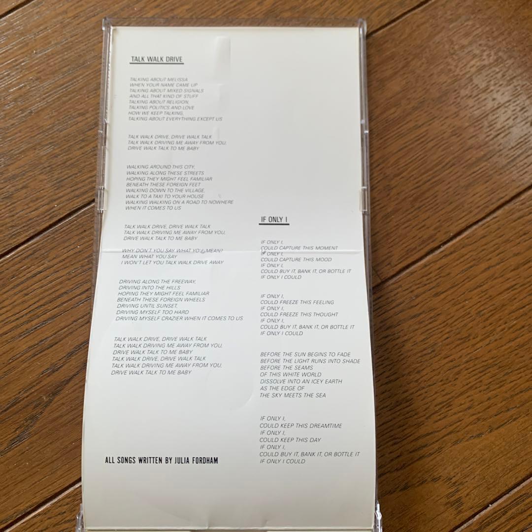 JULIA FORDHAM TALK WALK DRIVE CD 貴重品　日本盤