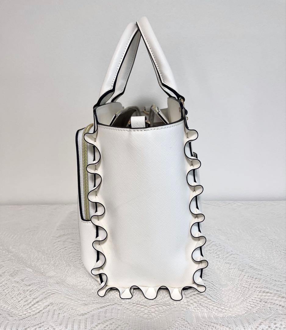 &chouette 推し事バッグ 痛バ　クリアポケット付きトートバッグ　ホワイト