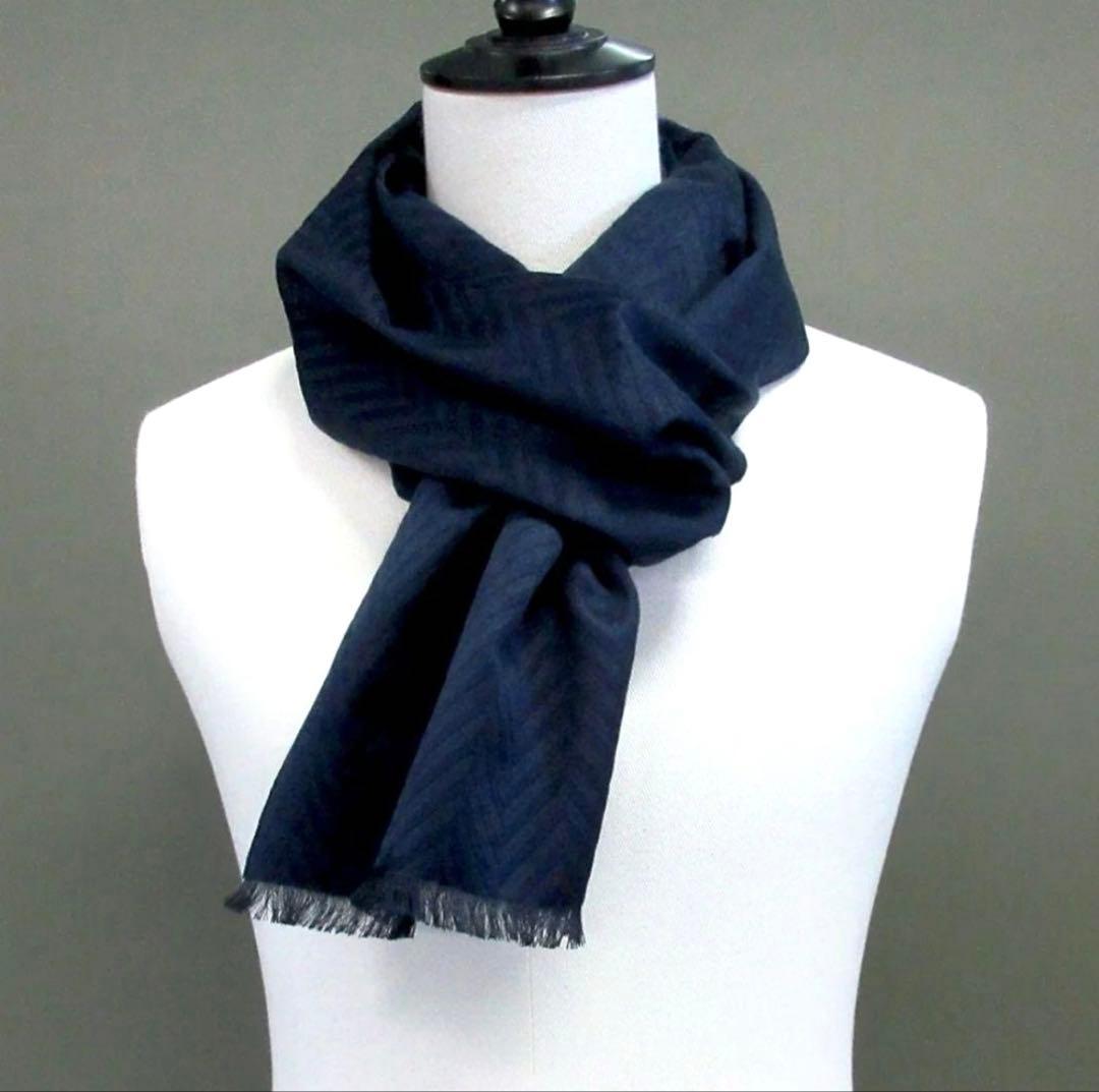 ♡極美品♡ Earldom シルクスフレマフラー シルク100%　ヘリンボン