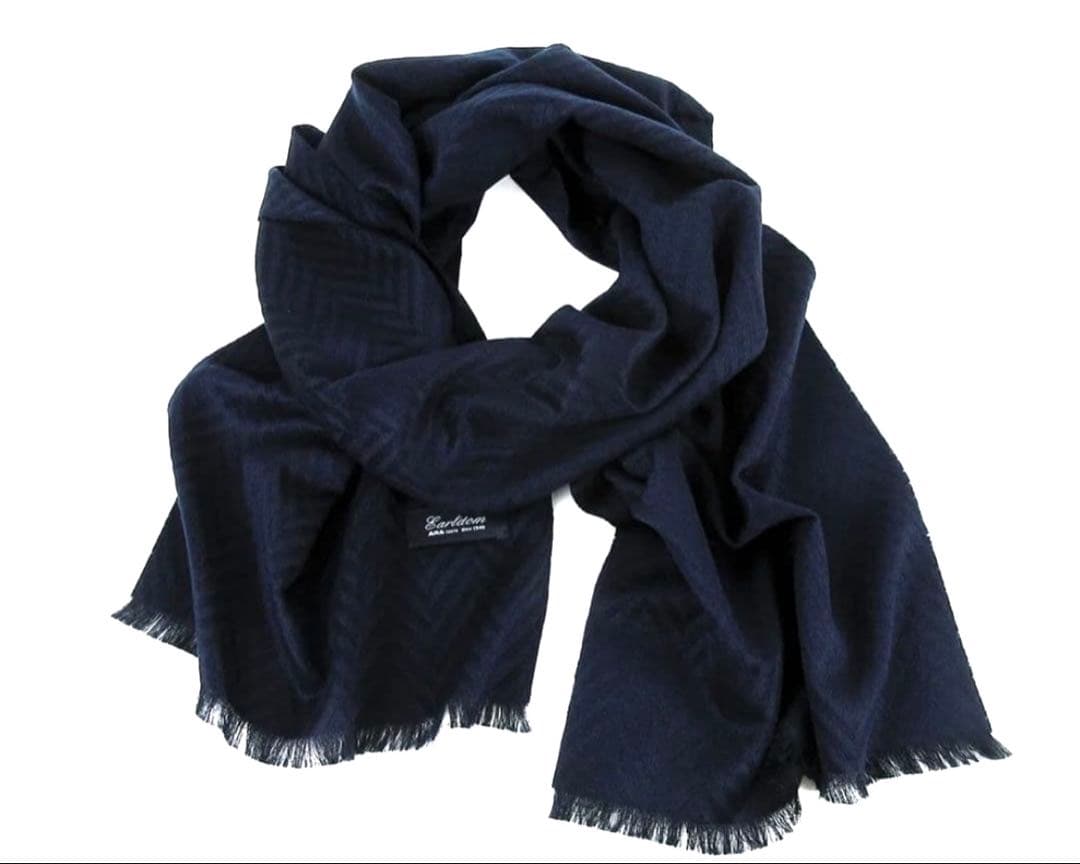 ♡極美品♡ Earldom シルクスフレマフラー シルク100%　ヘリンボン