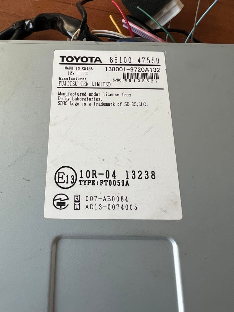 カーナビ DSZT-YC4T