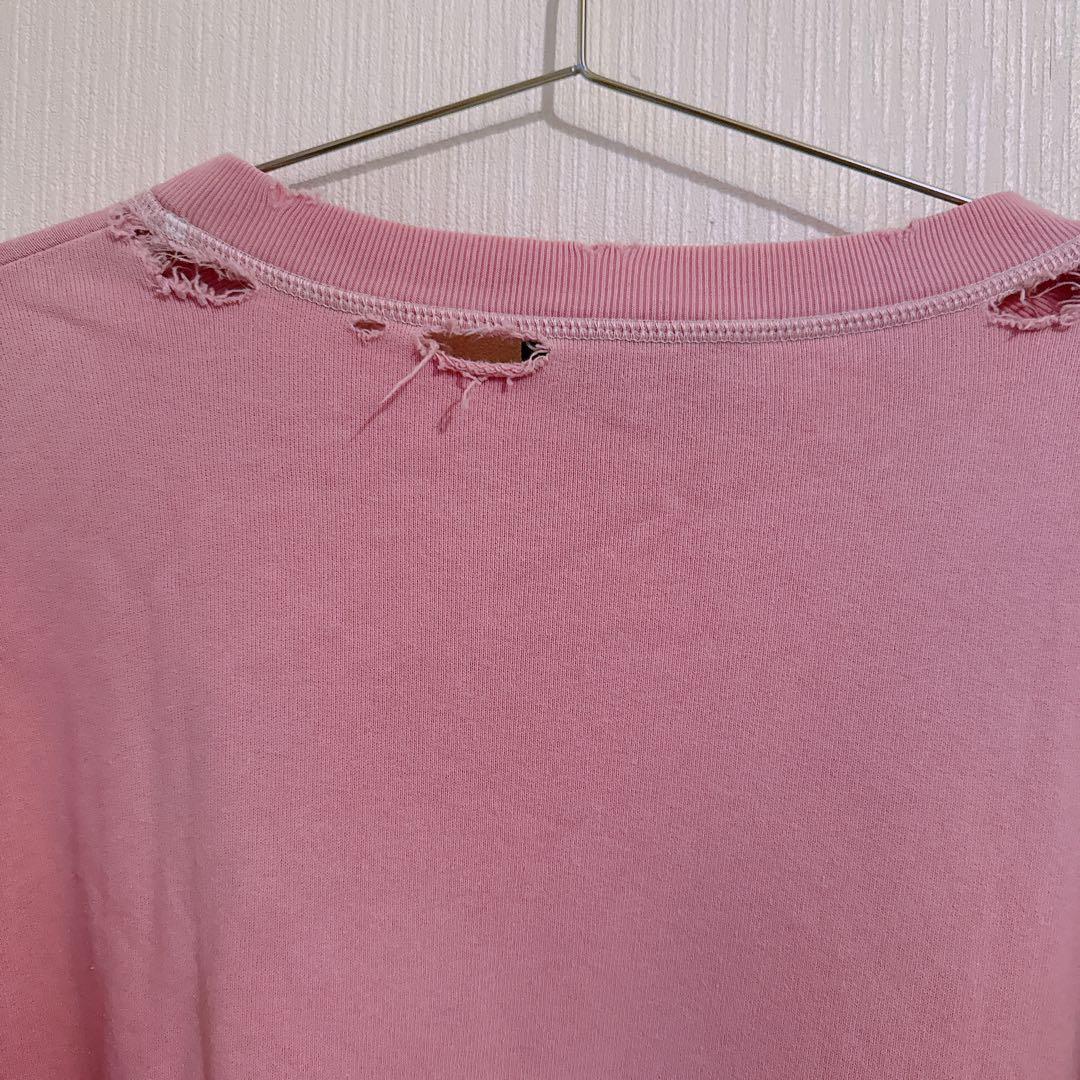 GUCCI 猫　CAT ダメージスウェット