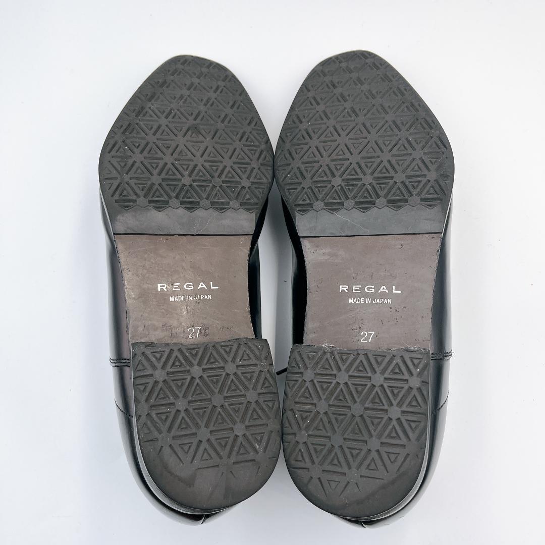 【美品】REGAL ストレートチップ 27cm ビジネスシューズ ブラック