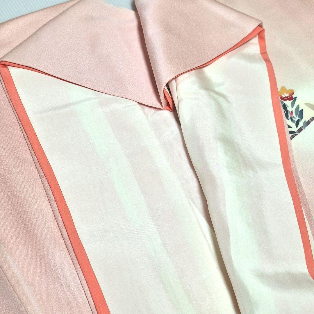 新品 正絹 手描き友禅 訪問着 袷 未使用品