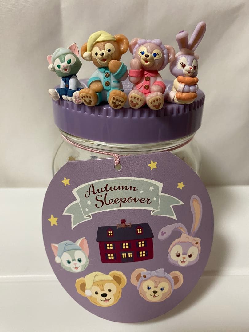 ダッフィーフレンズ 紅茶 フィギュアつき ガラス瓶 6個セット