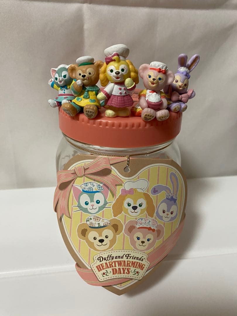 ダッフィーフレンズ 紅茶 フィギュアつき ガラス瓶 6個セット