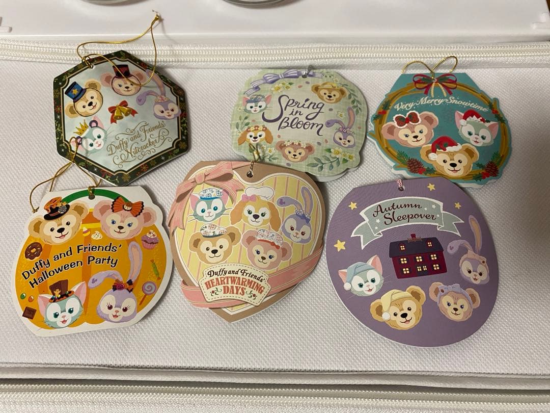 ダッフィーフレンズ 紅茶 フィギュアつき ガラス瓶 6個セット