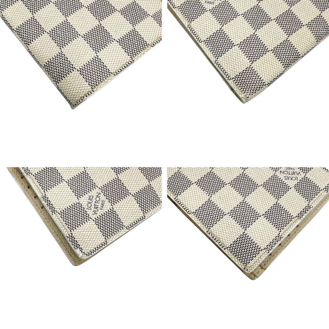 【美品】ルイヴィトン ポルトフォイユ マルコ 財布 ダミエアズール CA2088