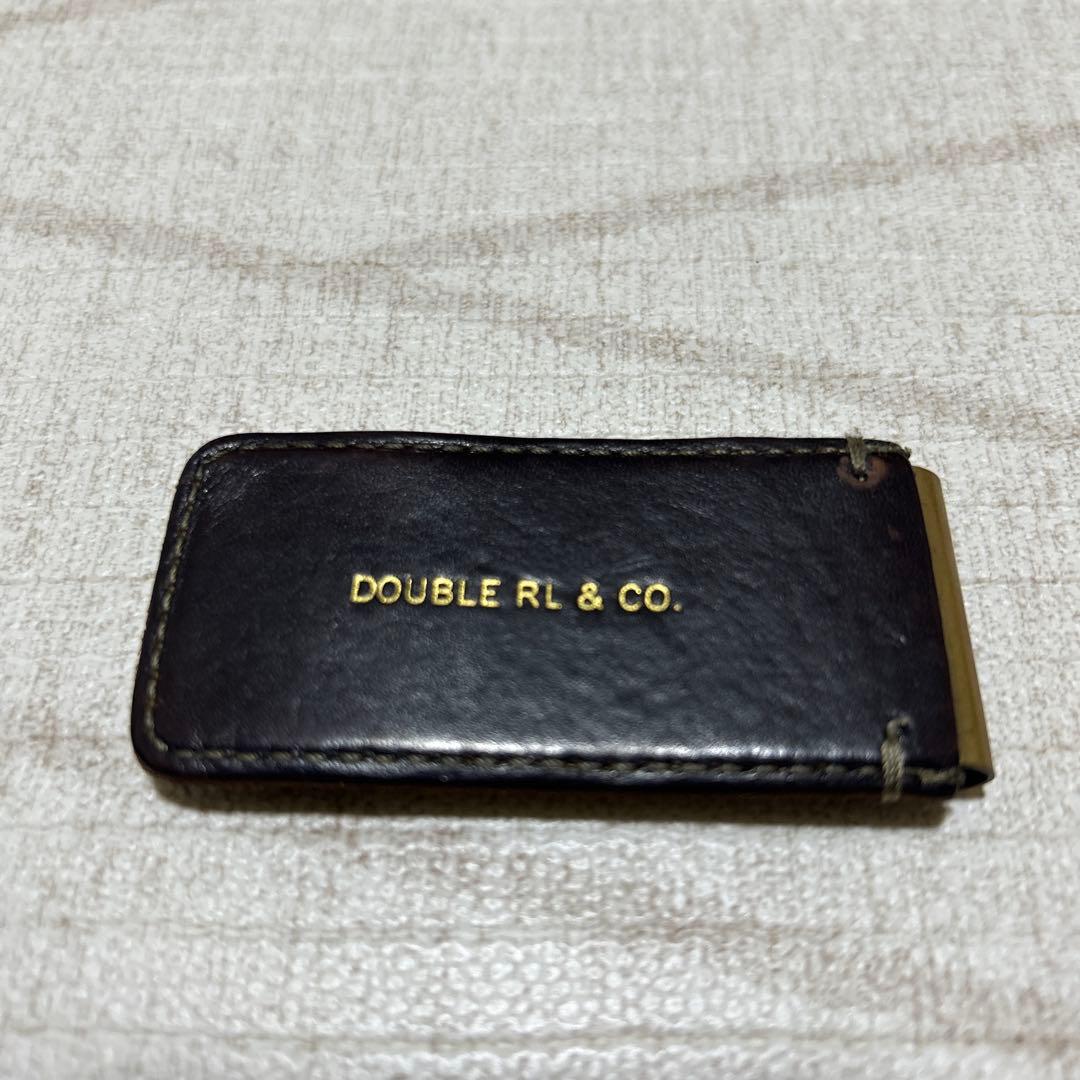 希少　DOUBLE RL & CO. レザー マネークリップ