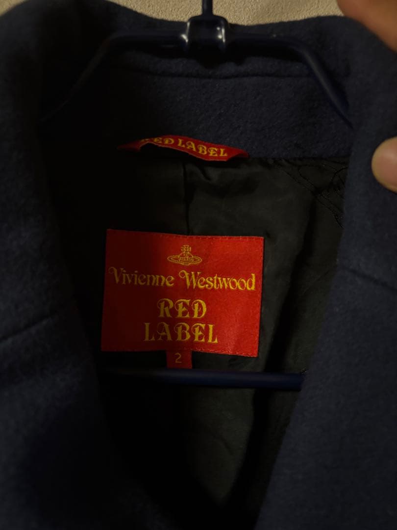 【希少】Vivienne Westwood RED LABELネイビー　Pコート