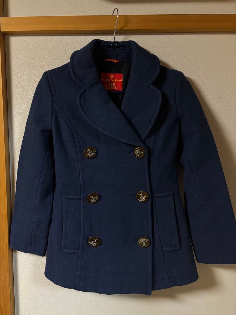 【希少】Vivienne Westwood RED LABELネイビー　Pコート