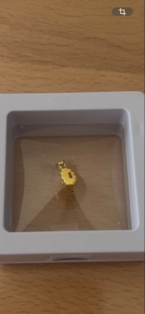 新品未使用　mal.レレレ　純金　24k バッグ型チャーム