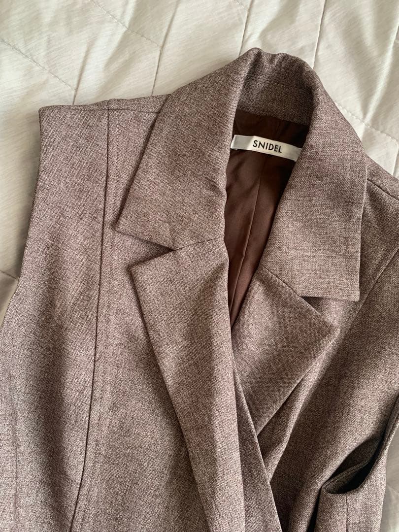 snidel ノースリテーラードロングワンピース