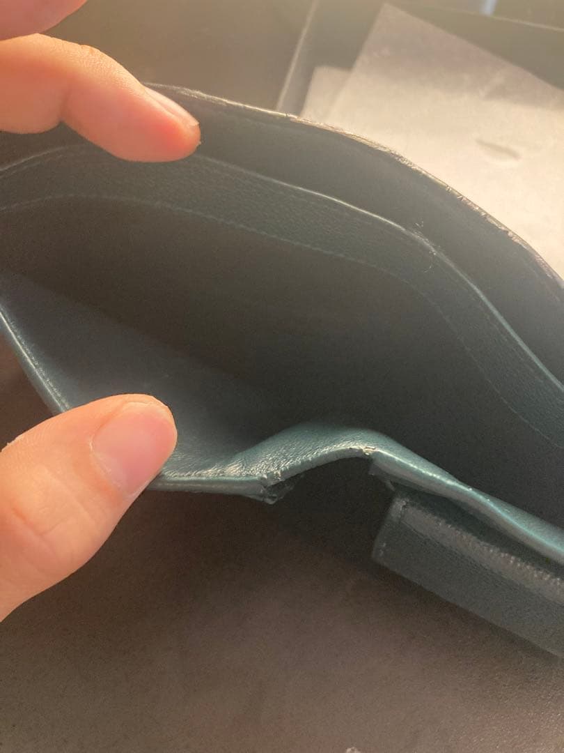 BVLGARI ブルガリ 二つ折り財布 ブラック レザー 箱付き