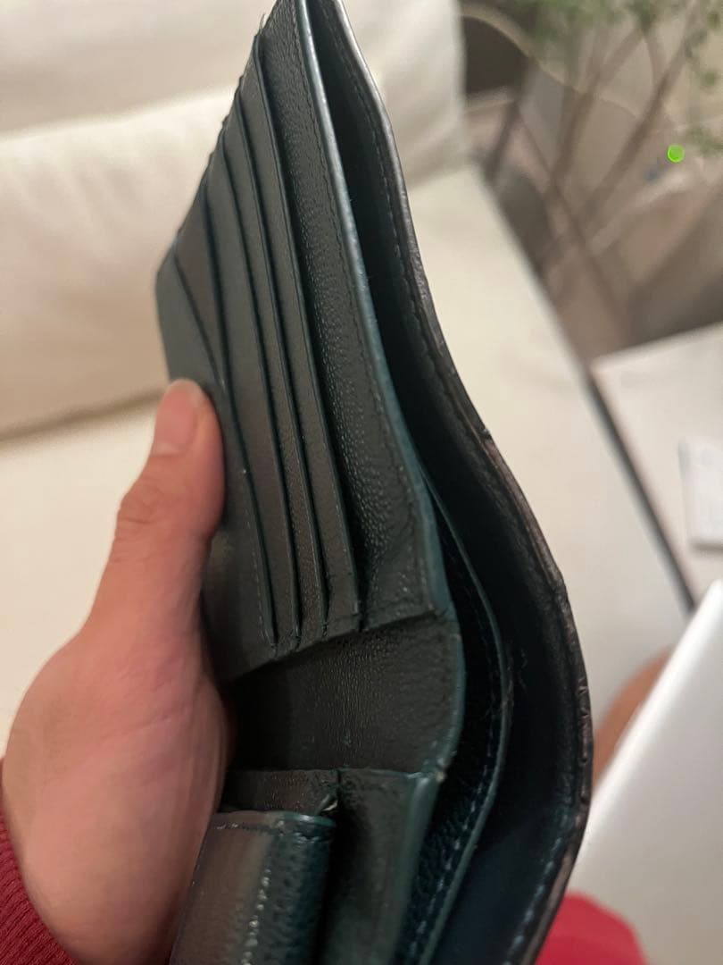 BVLGARI ブルガリ 二つ折り財布 ブラック レザー 箱付き