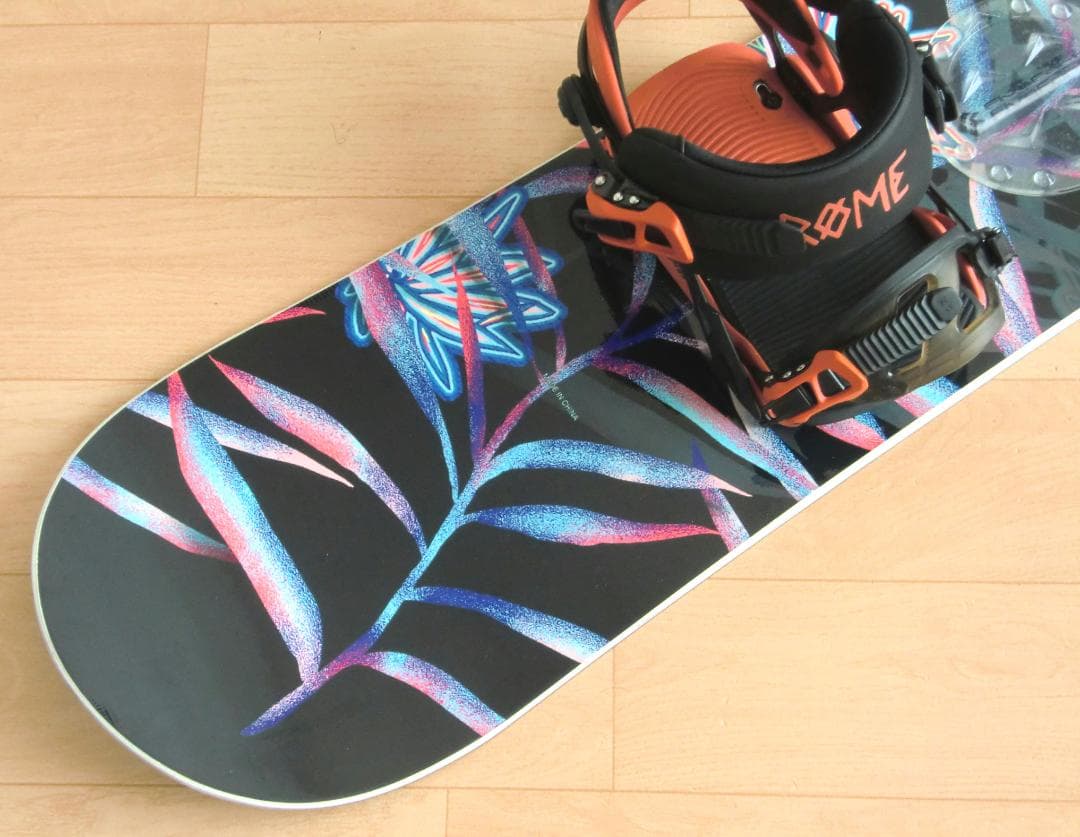 ■1月限定■送料無料■ROXY■女性用スノボセット■142/24.5■WAX済■