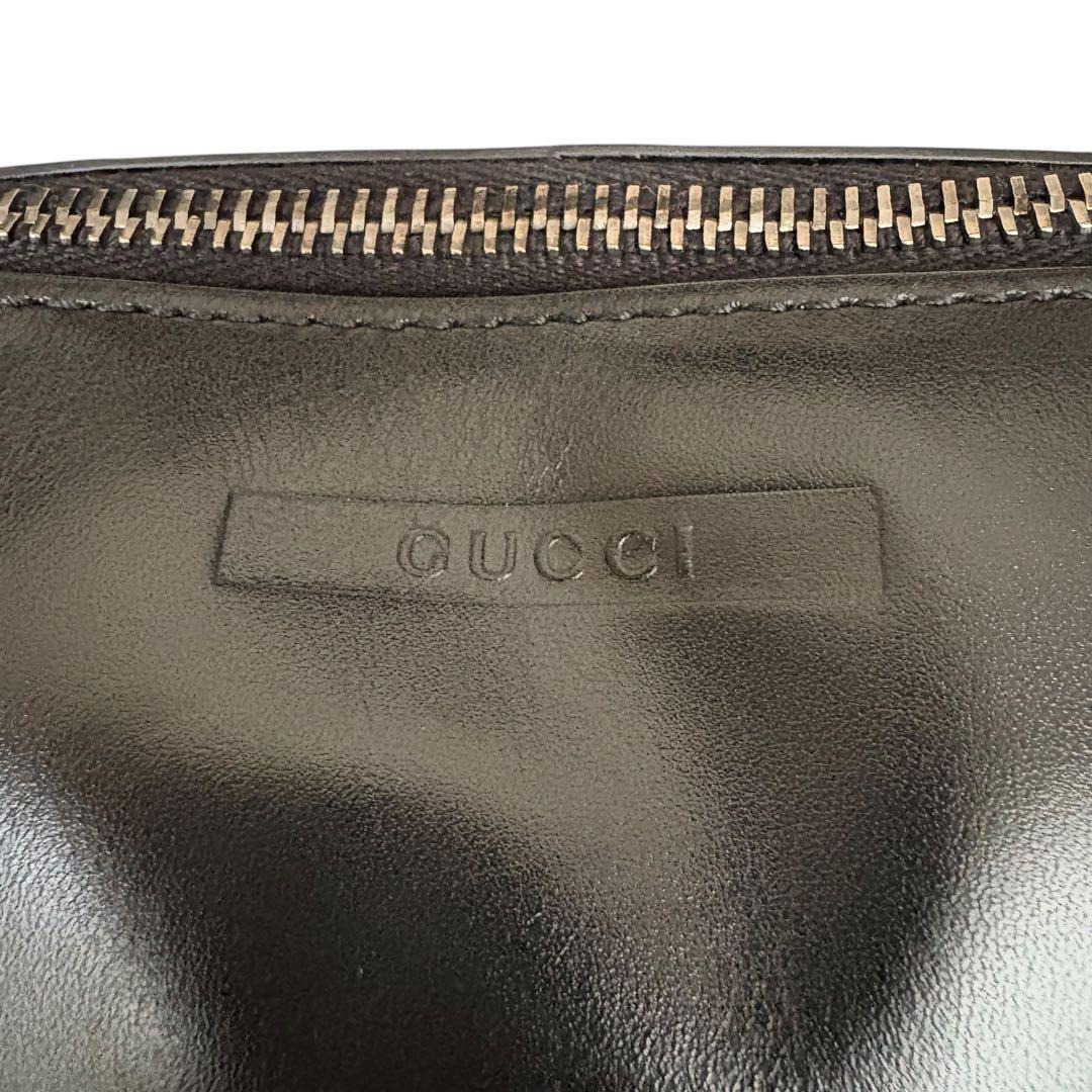 GUCCI 本革　ビジネスバッグ 黒 超軽量 A4可　オールレザー　美品　グッチ