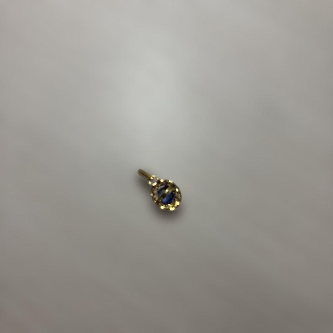 k18 サファイア　ペンダントトップ