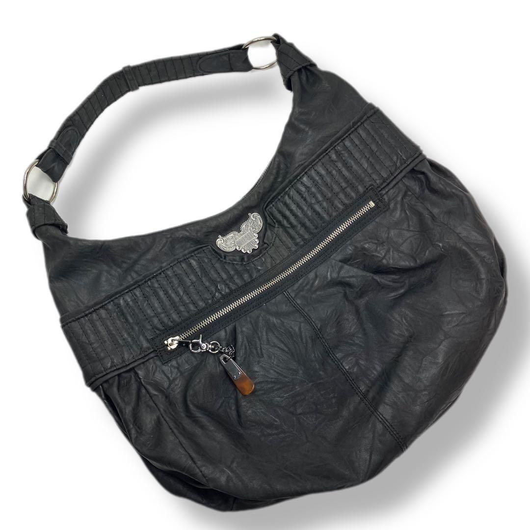 DIESEL ワンショルダー バッグ ブラック ハンドバッグ　肩掛け