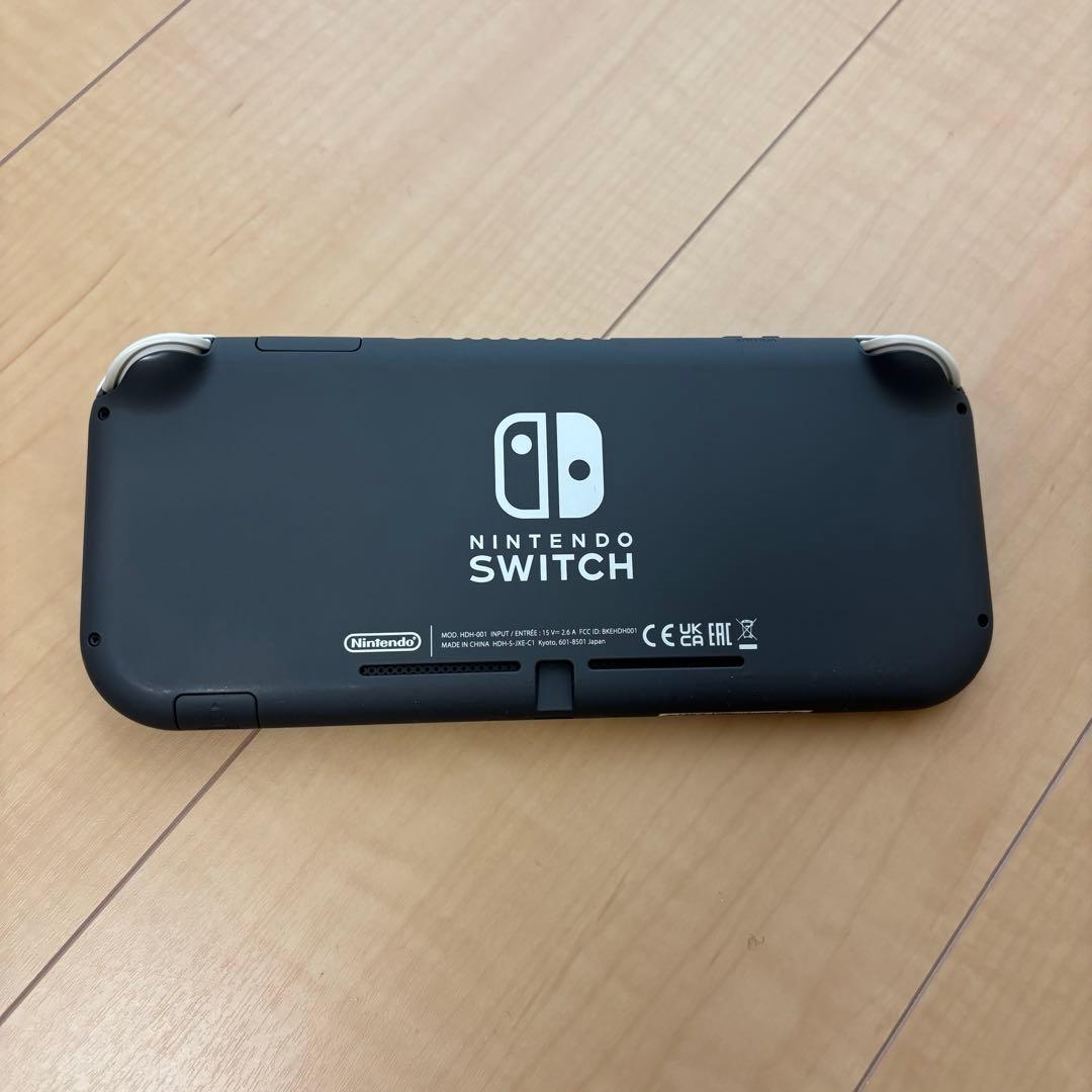 動作確認　Nintendo Switch Lite グレー本体　ACアダプター付