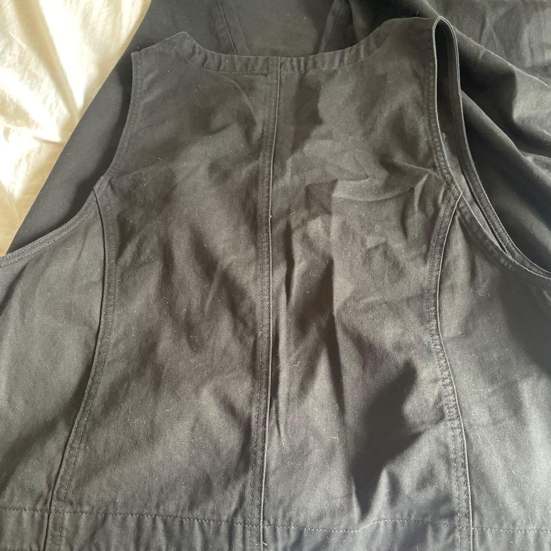 【新品未使用】店長がつくった、デニムじゃないサロペット　M soulberry