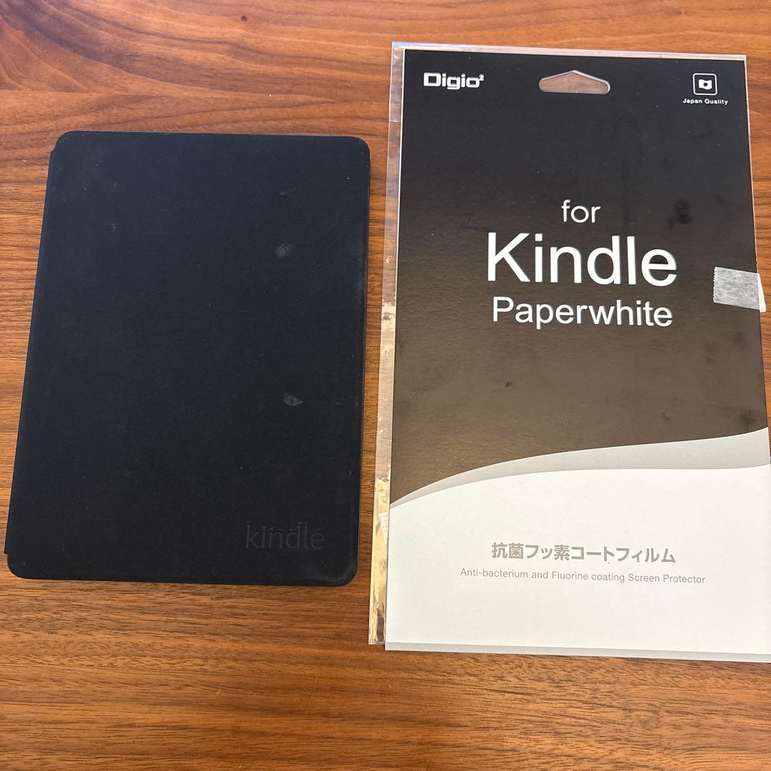 Kindle Paperwhite16GB 広告なし　ブラックカバー付き11世代