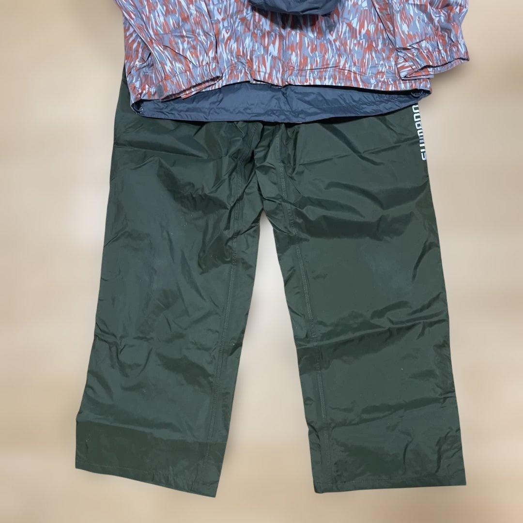 値下げ！！シマノ フード付きレインウェア　新品未使用