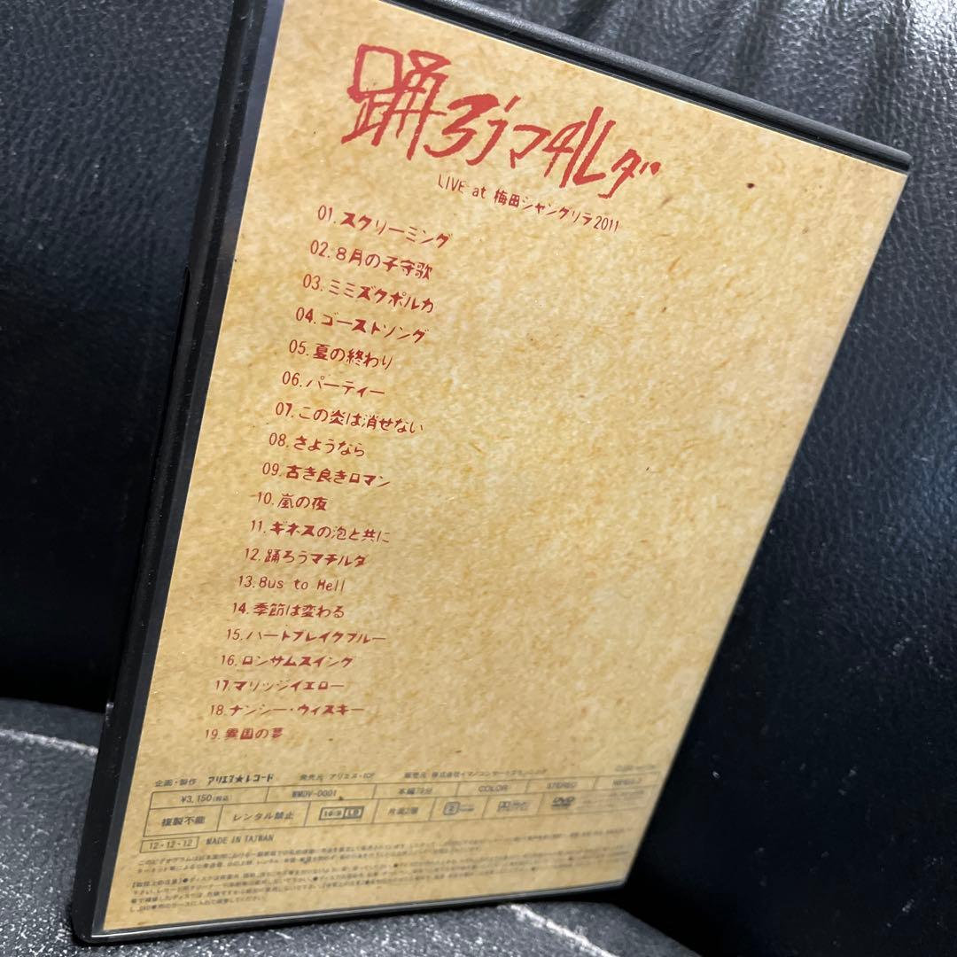 踊ろうマチルダ / LIVE at 梅田シャングリラ 2011 DVD