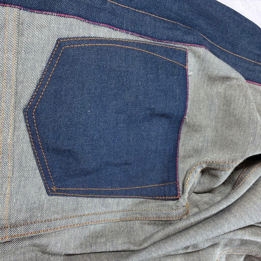 45R 極美品 デニムのヨットパーカー インディゴ WALDESジップ サイズ3