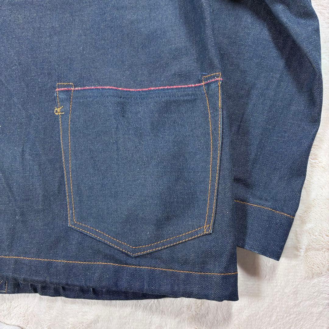 45R 極美品 デニムのヨットパーカー インディゴ WALDESジップ サイズ3