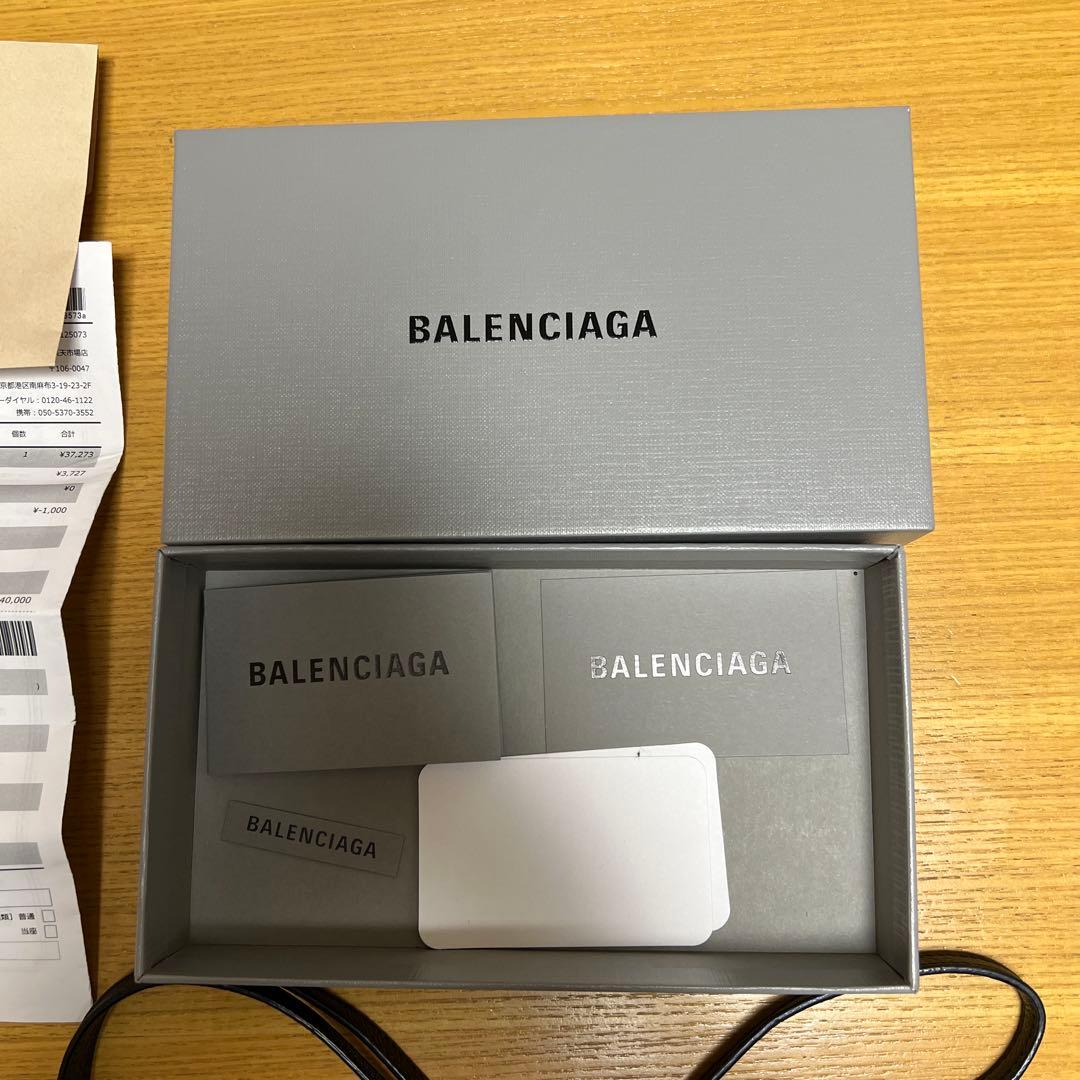 【納品書あり】BALENCIAGAモバイルギアケースiPhone スマホホルダー
