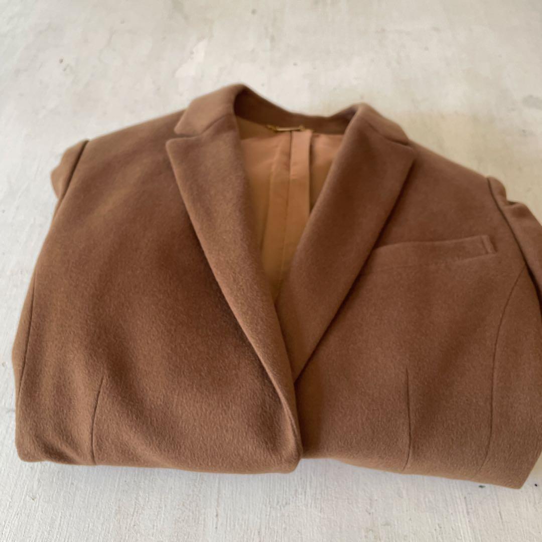 【高級】 ストラスブルゴ　チェスターコート　カシミヤ100%　PIACENZA