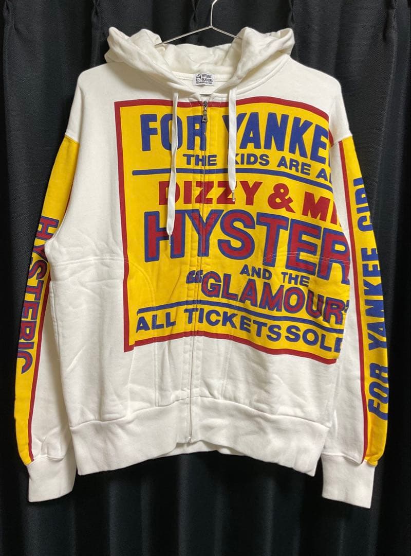 ヒステリックグラマー　DIZZY&MILKY　オーバーサイズパーカー