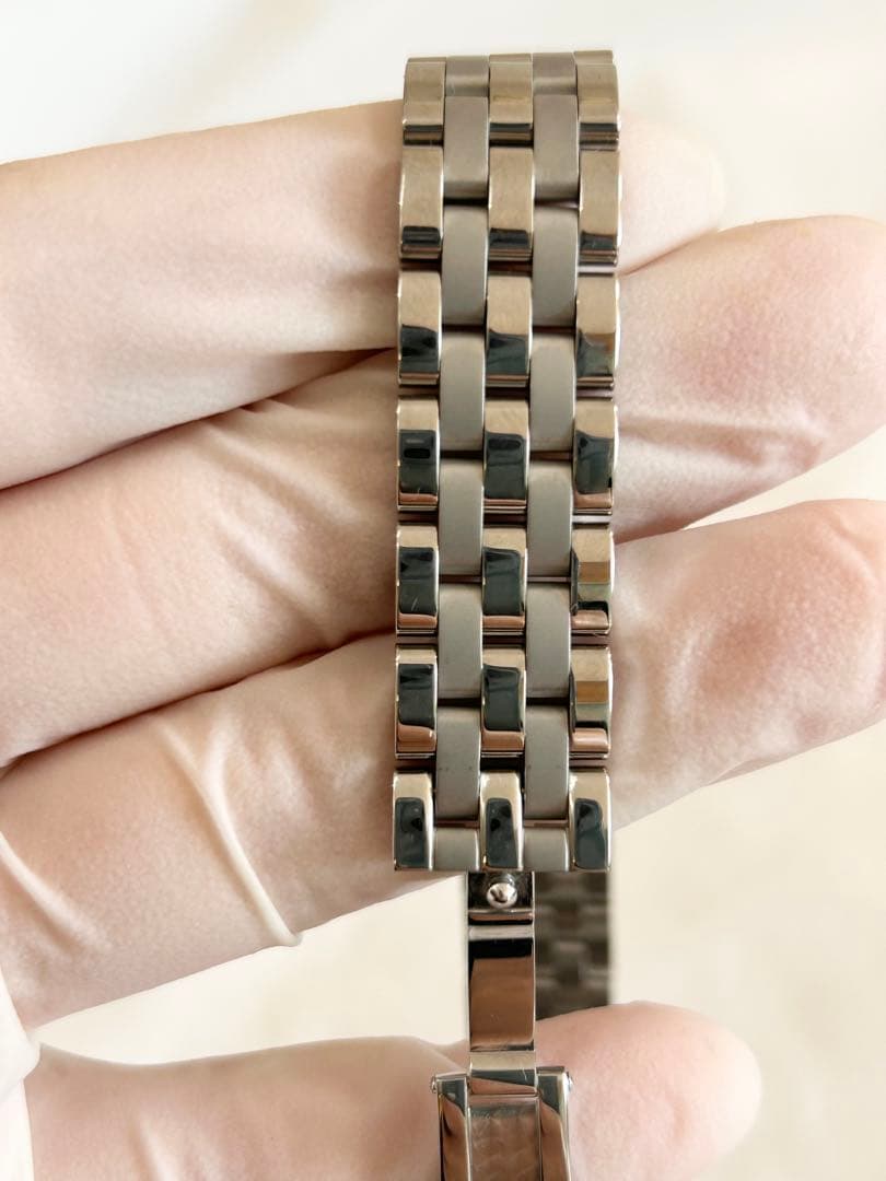 【美品】GUCCIグッチGクラスピンクシェルダイヤ腕時計レディース