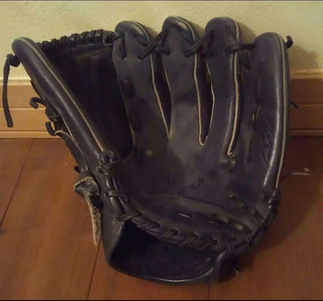 ミズノ（Mizuno）黒 投手（一般）用 軟式グローブ