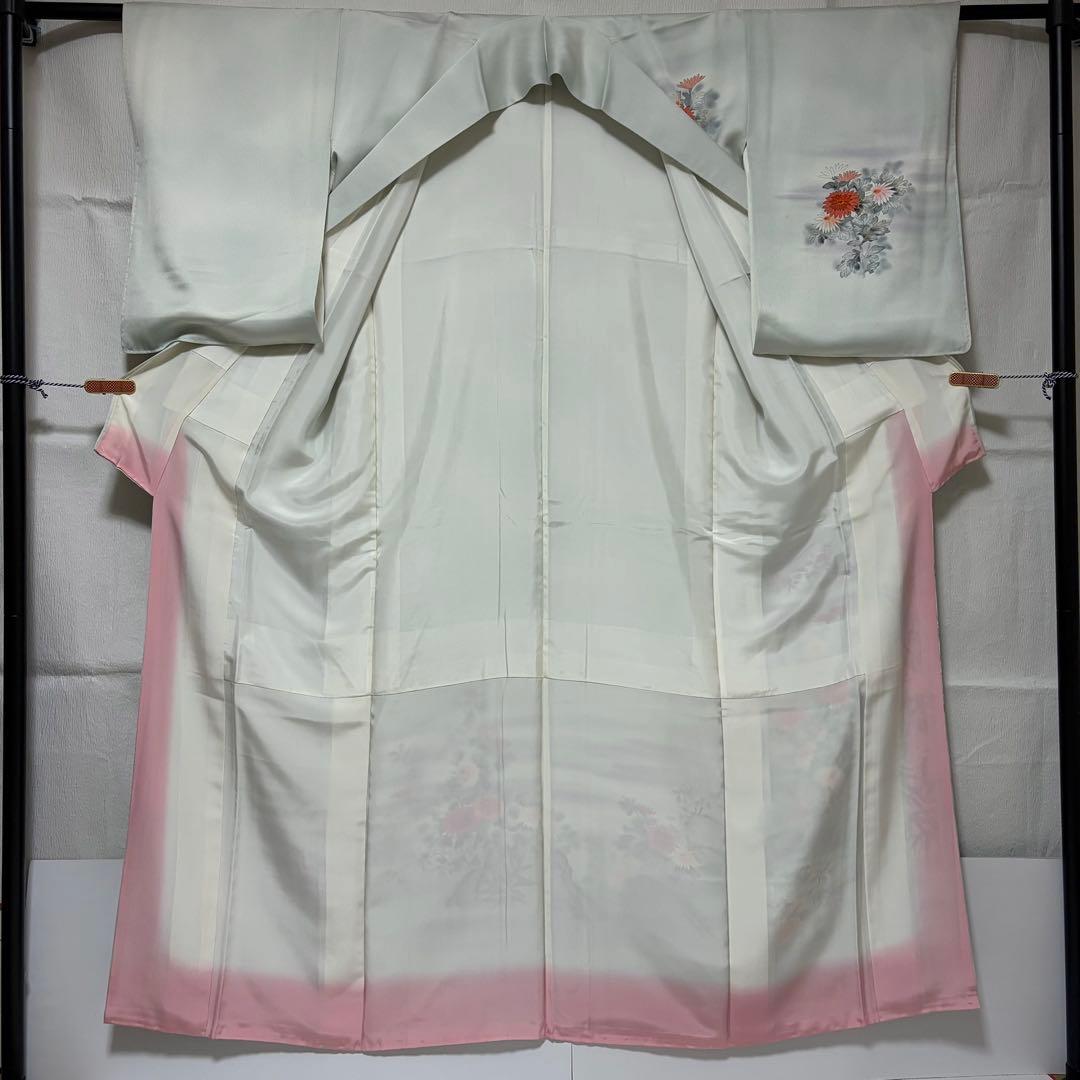 未使用近い　美品　袷　正絹　友禅　訪問着　フルセット