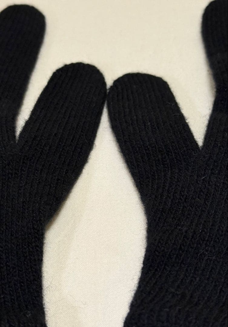 ルイヴィトン レディース 手袋 ニット モノグラム フラワー ほぼ未使用