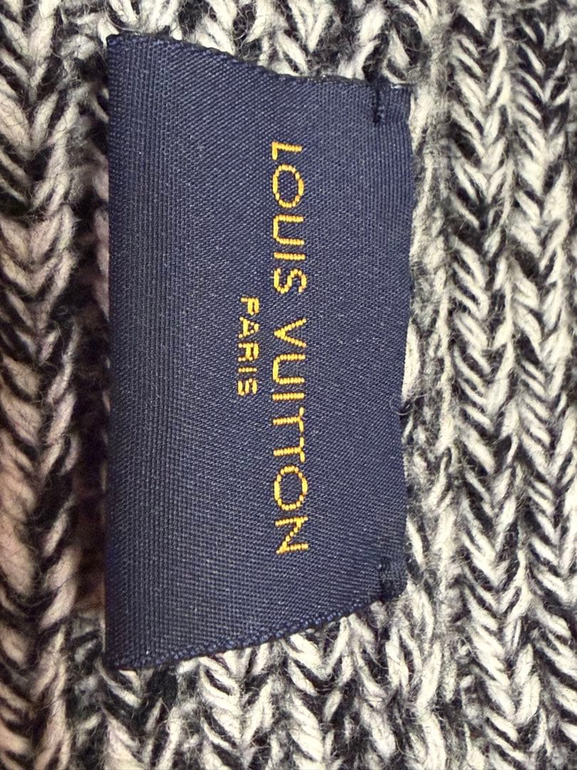 ルイヴィトン レディース 手袋 ニット モノグラム フラワー ほぼ未使用