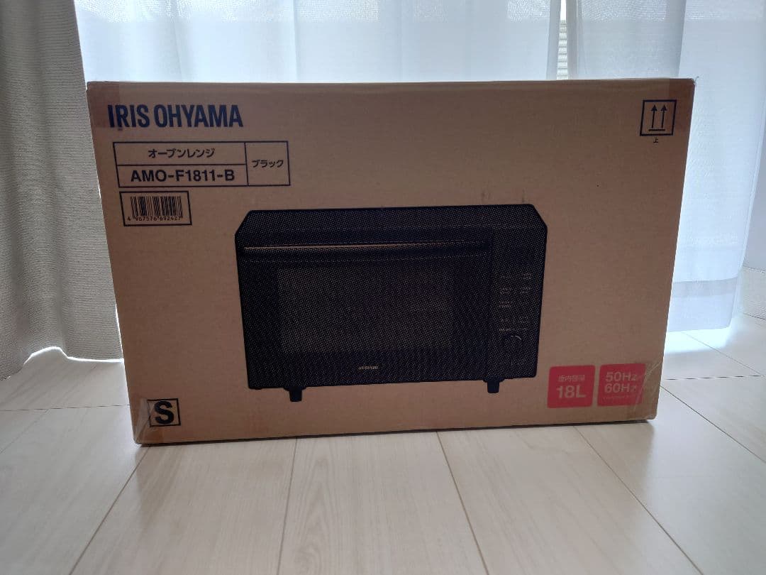 オーブンレンジ アイリスオーヤマ 2024年製　AMO-F1811-B